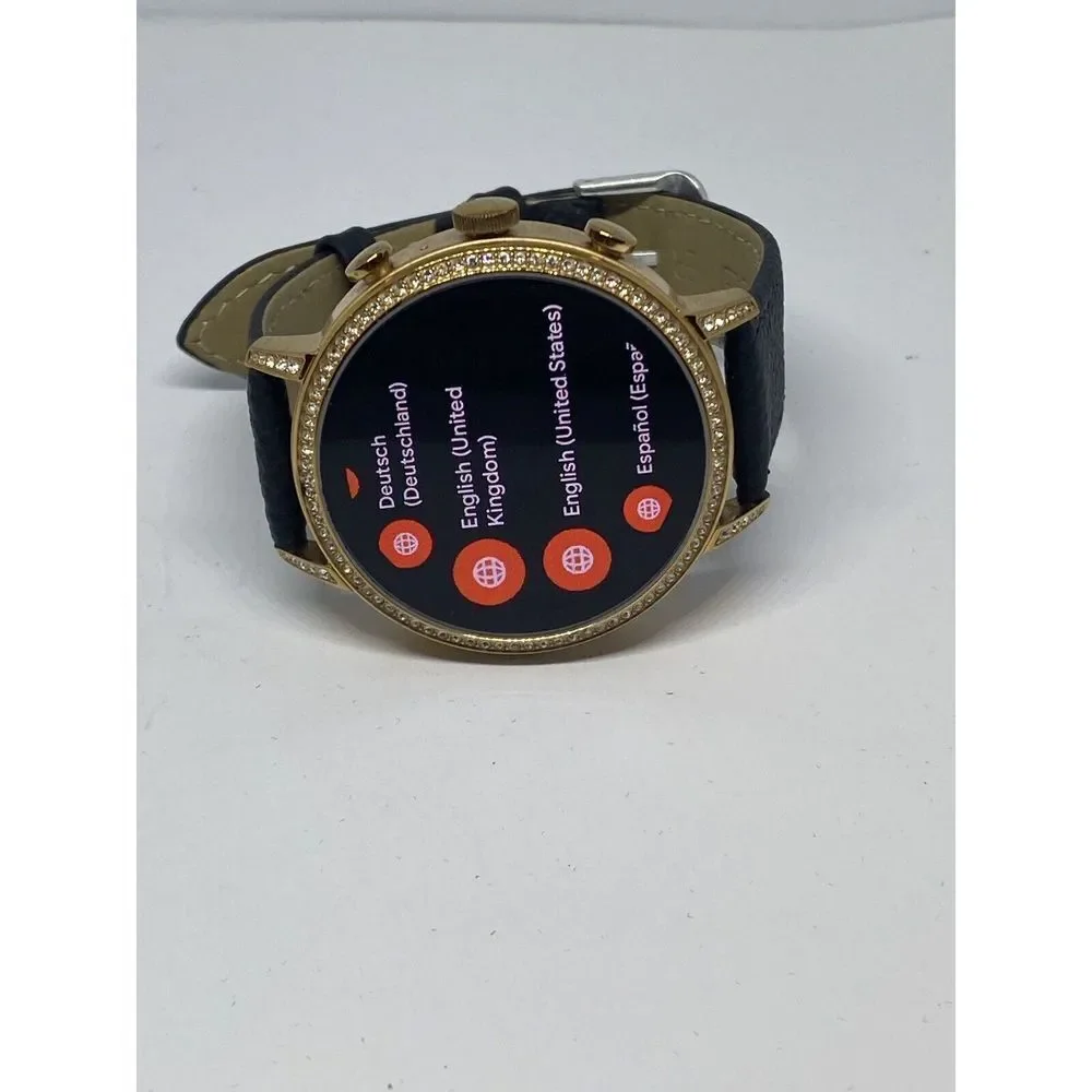 Fossil Gen 4 Authentic Digital Dial Smart Watch Custom Band FTW6015 AB175